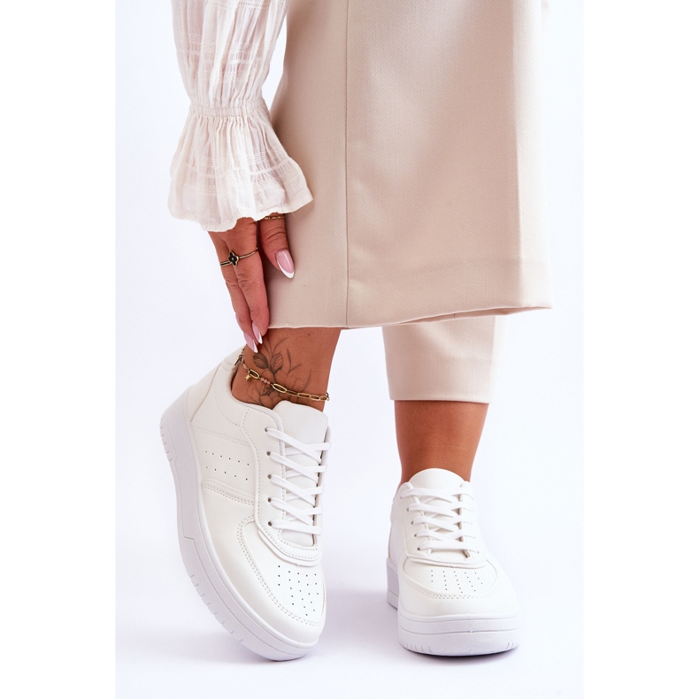 Klassiset alustan urheilukengät, valkoiset Feel It valkoinen 1