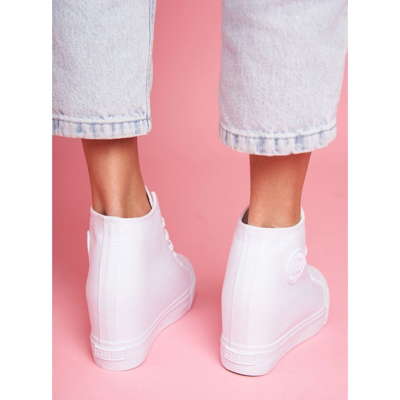 Naisten lenkkarit Big Star White FF274A192 valkoinen 2