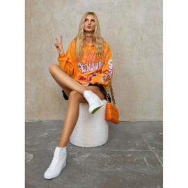 Naisten lenkkarit Big Star White FF274A192 valkoinen 3