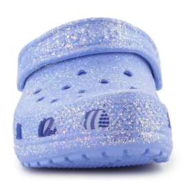 Puukengät Crocs Classic Glitter Clog K Jr 206993-5Q6 sininen 1