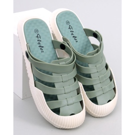 Sammy Green naisten kumisandaalit vihreä 1