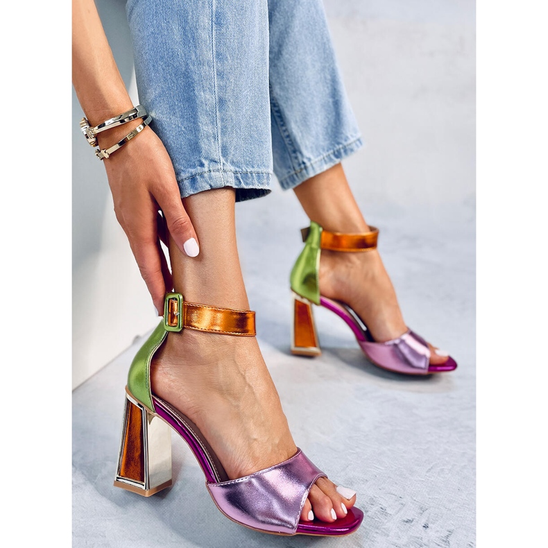 Seastar Marshmello Pinkin geometriset korkokengät vaaleanpunainen 1