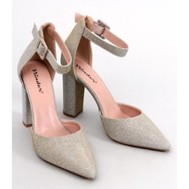 Midnight LT.GOLD irisoivat kantapääpumput kultainen 1