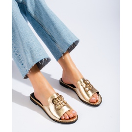 Naisten kullanväriset Shelovet-liukusäätimet kultainen 1