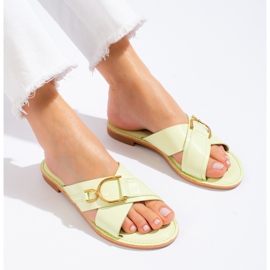 Naisten vihreät Shelovet-tossut 2