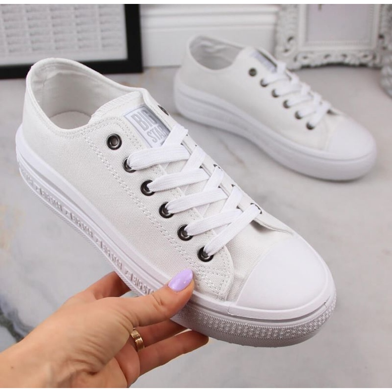 Tennarit alustalla Big Star W INT1874B valkoiset valkoinen 1