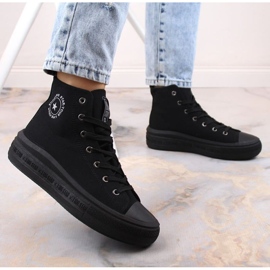 Platform-nilkkalenkkarit Big Star W INT1875A mustat 2