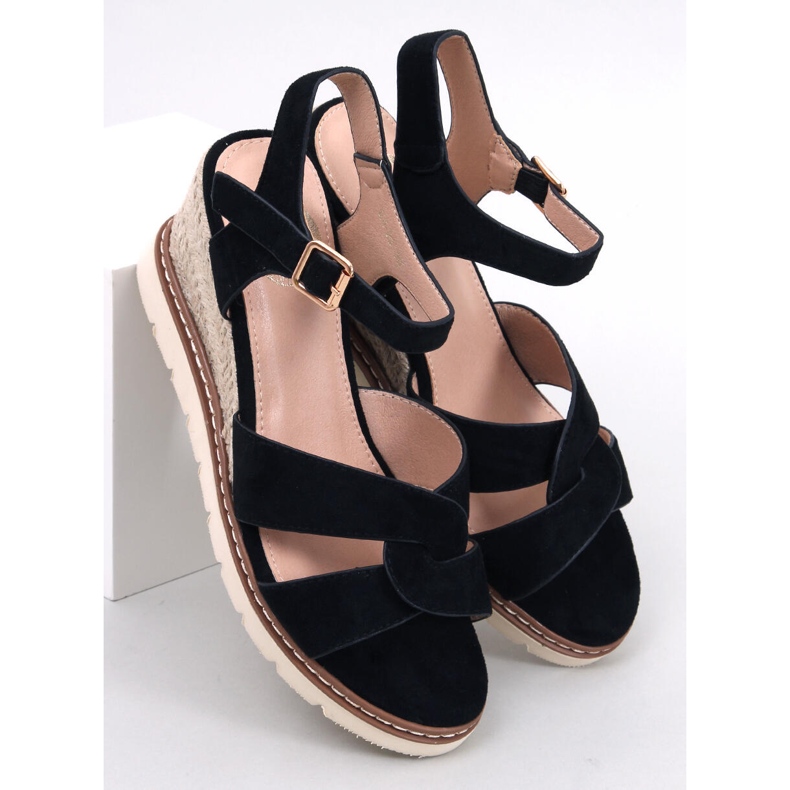 BM Sermon Black wedge espadrillit musta 1