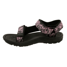 Mustat naisten urheilusandaalit tarranauhalla News 23SD11-5630 3