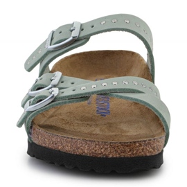 Birkenstock Franca ruiskutetut niitit Matcha-tossut W 1024267 vihreä 1