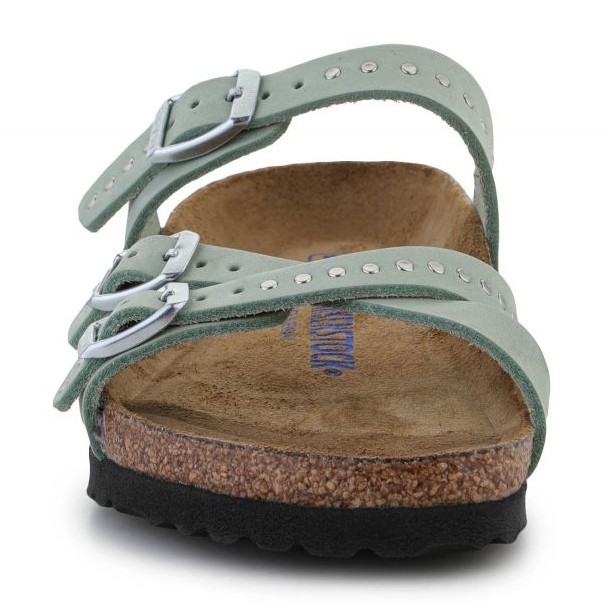 Birkenstock Franca ruiskutetut niitit Matcha-tossut W 1024267 vihreä 1