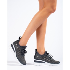 Shelovet mustat tekstiilikiilalenkkarit harmaa 1