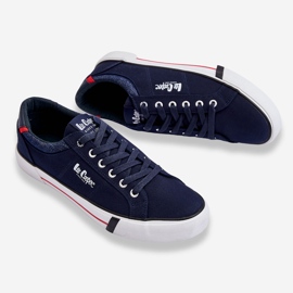 Miesten Lee Cooper LCW-23-31-1833M tummansiniset tennarit sininen 2