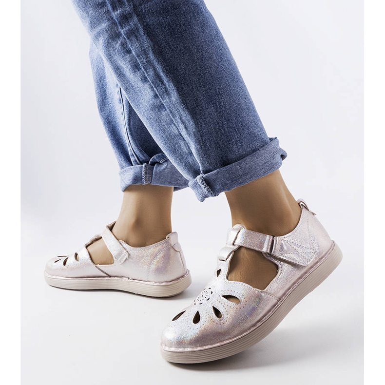 Beige brogues LS5379 Taupe 1