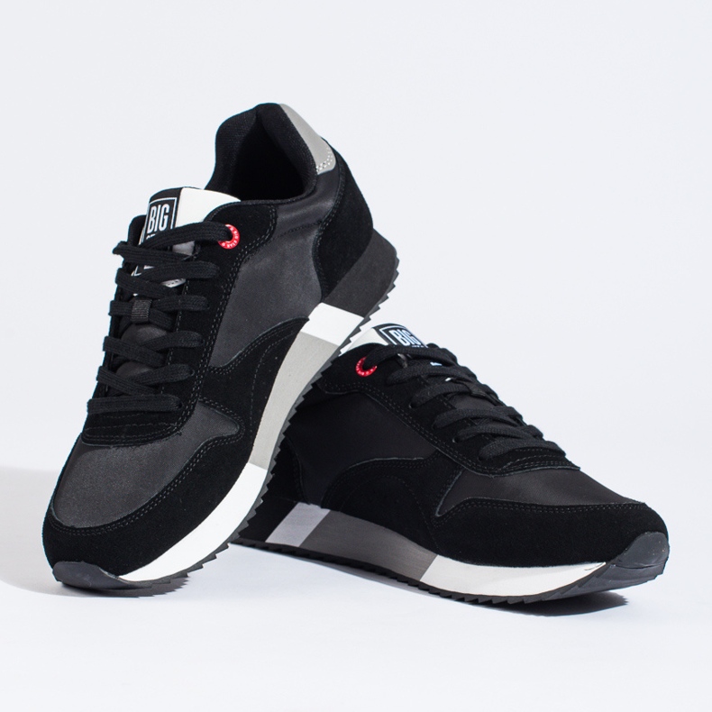 Miesten urheilukengät mustat Big Star LL174158 Memory foam 2