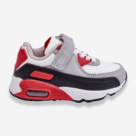 FR1 Lasten nahkaiset urheilukengät Valkoinen ja punainen Lori 1