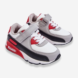 FR1 Lasten nahkaiset urheilukengät Valkoinen ja punainen Lori 2