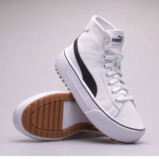 Kengät Puma Kaia Mid Cv W 384409-01 valkoinen 1