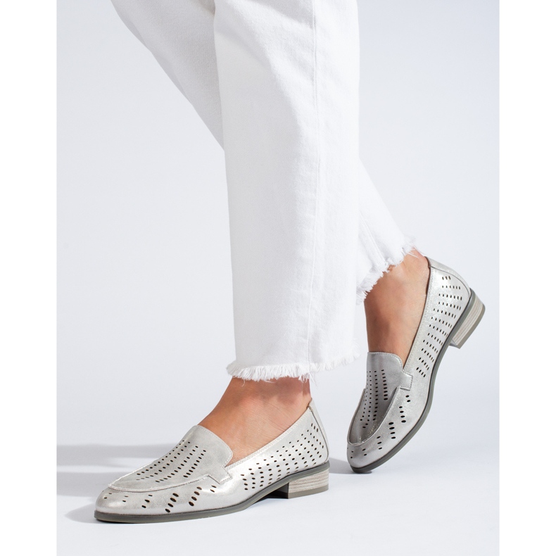 W. Potocki Naisten harjakattoiset hopeakengät Potocki 1