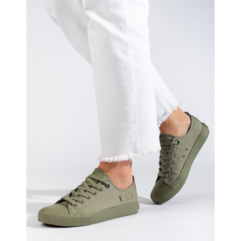 Naisten vihreät tennarit Big Star LL274028 1