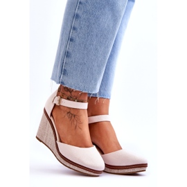 PS1 Naisten klassiset kiila sandaalit beige malani 7