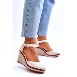 PS1 Naisten klassiset kiila sandaalit beige malani 2