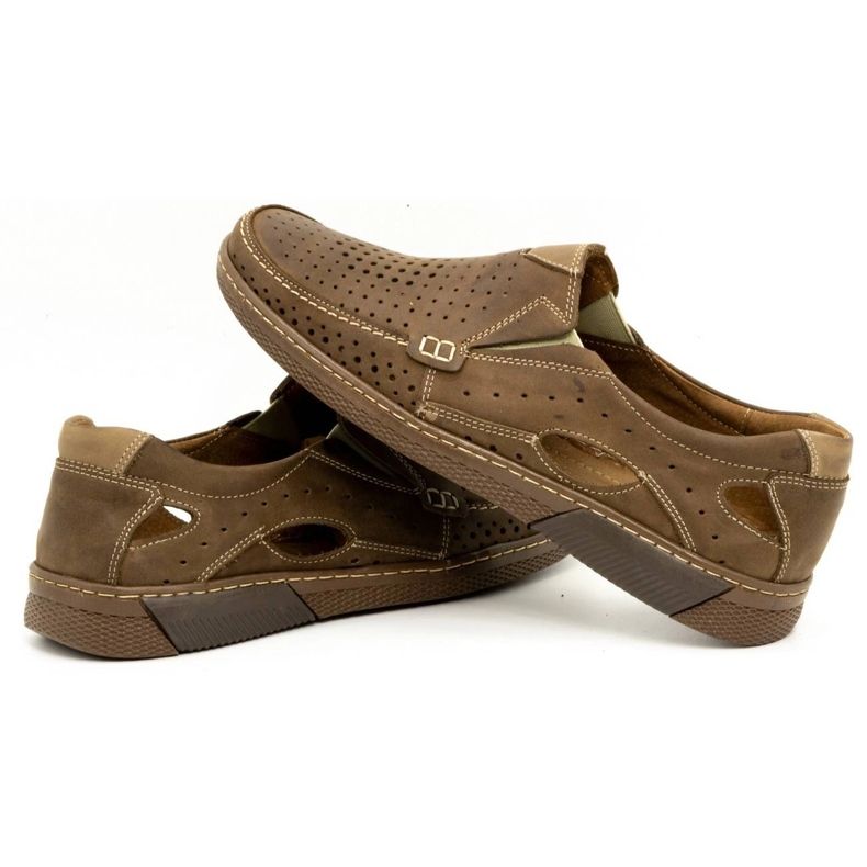 Olivier Miesten nahkakengät 937MP ruskea 4