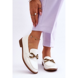 WS1 Klassiset naisten loaferit, valkoinen Lorien 1