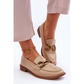 WS1 Klassiset Naisten Loafers Beige Lorien 2