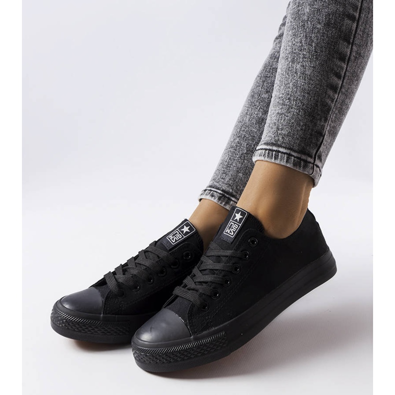 Mustat Beaupré-kankaiset lenkkarit 1