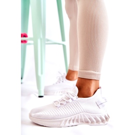 Naisten urheilukengät, materiaali, valkoinen 4