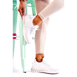 Naisten urheilukengät, materiaali, valkoinen 2