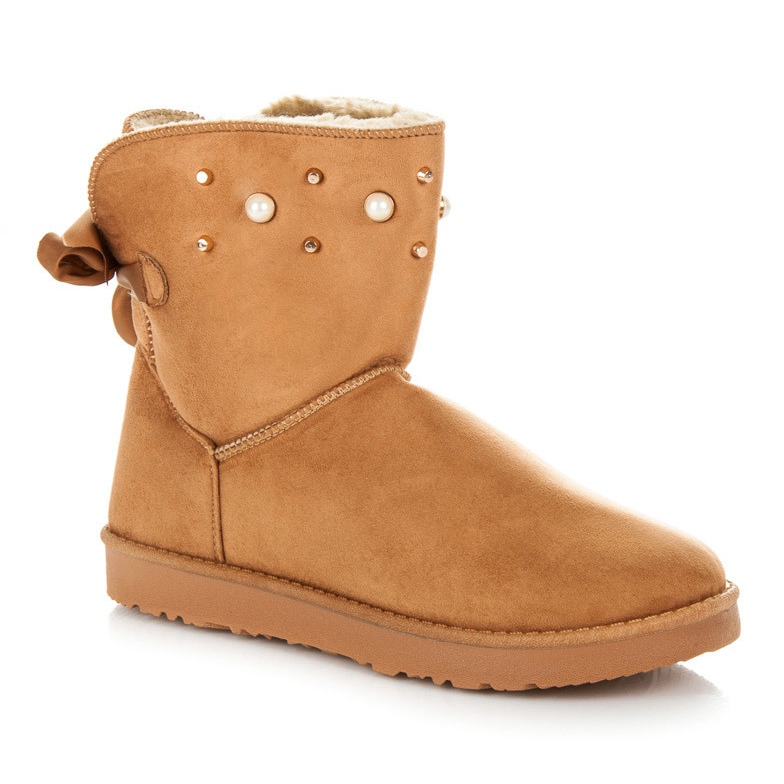 Kylie Mukluki helmillä ruskea 1